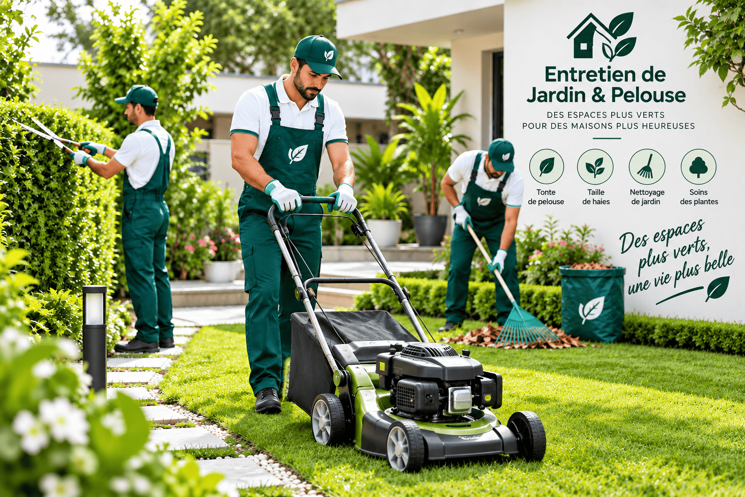 Nettoyage de jardin et de pelouse